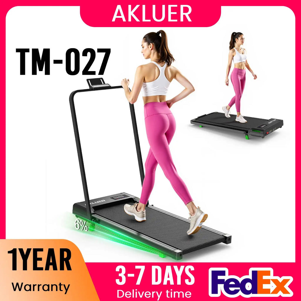 2.5HP Walking Pad Treadmill 330lbs Capacity