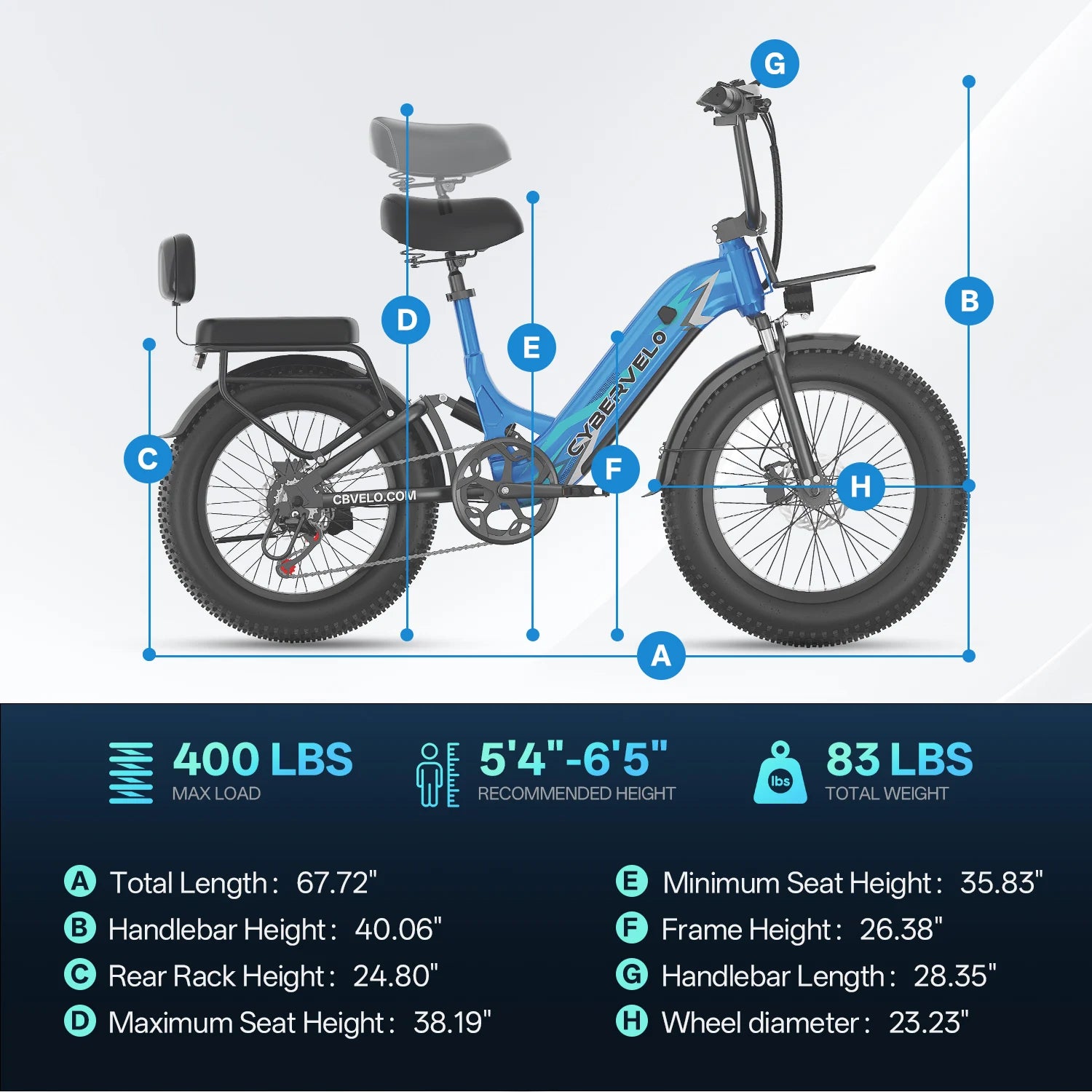 80 Miles Long Range E-bike