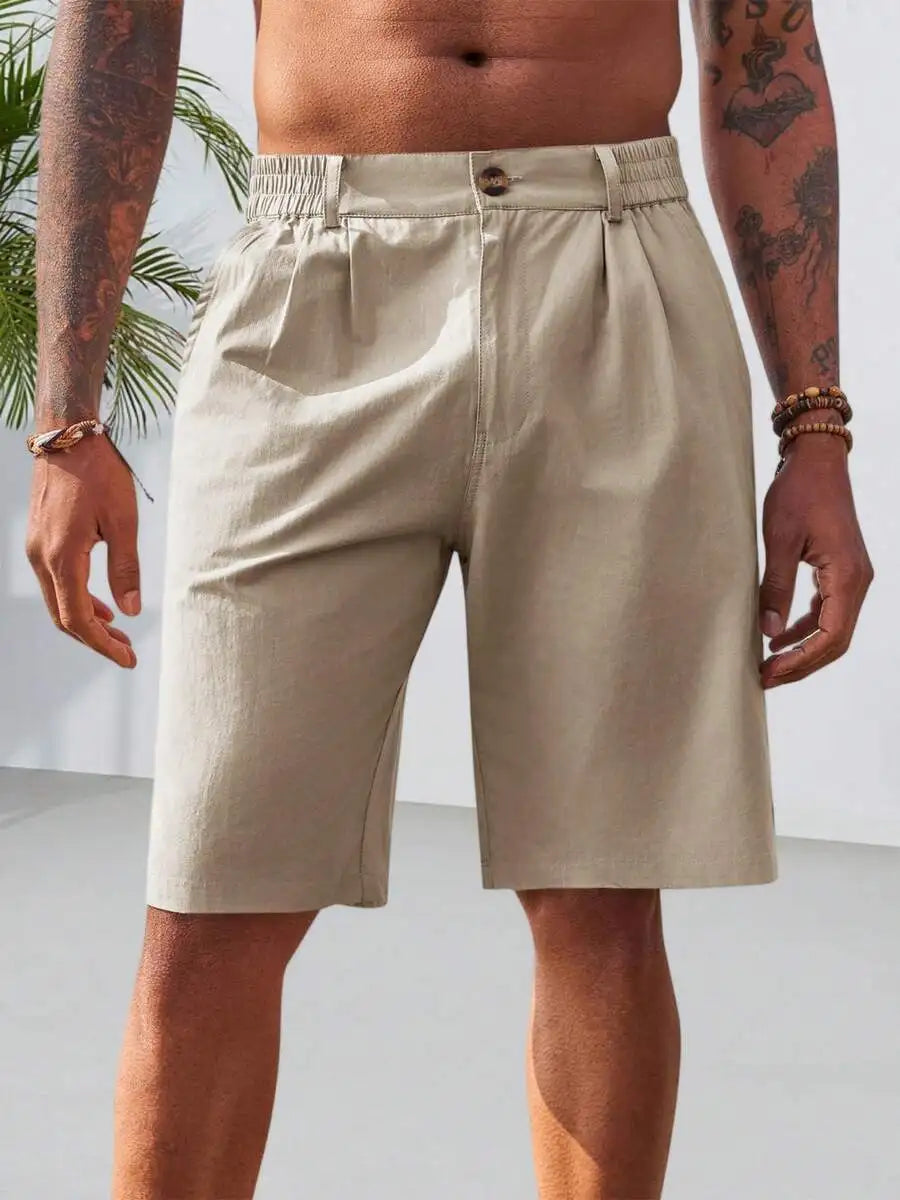 Mens Golf Shorts Flat Front
