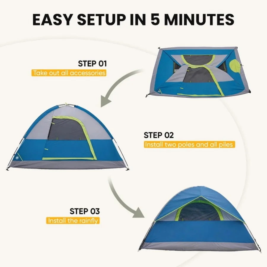 2 Person Waterproof Camping Tent