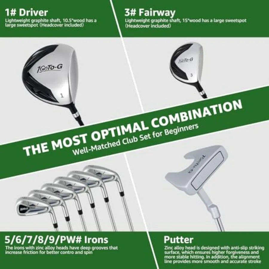 Complete Mens Golf Clubs Full Set
