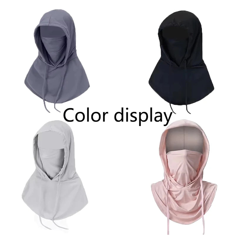 Full Face Sun Protection Hat Face Mask Outdoor Hiking and Camping UV Protection Hat Neck Protection Hat