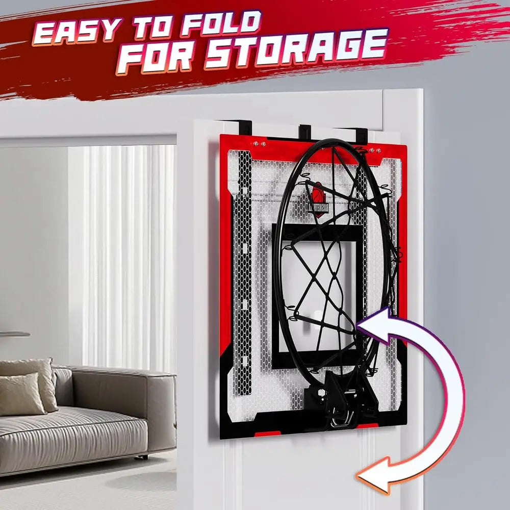 24 x 16 Adjustable Height Indoor Basketball Hoop