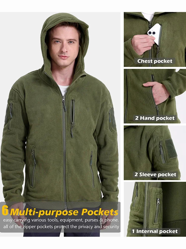 Hunting Outdoor Fleece  Tactical Jacket