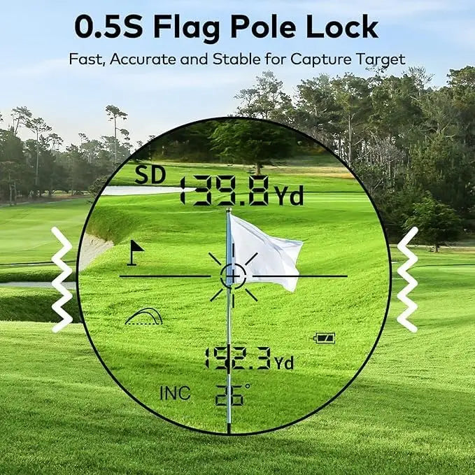 Golf Rangefinder 7X 905nm 1200 Yard Multifunctional