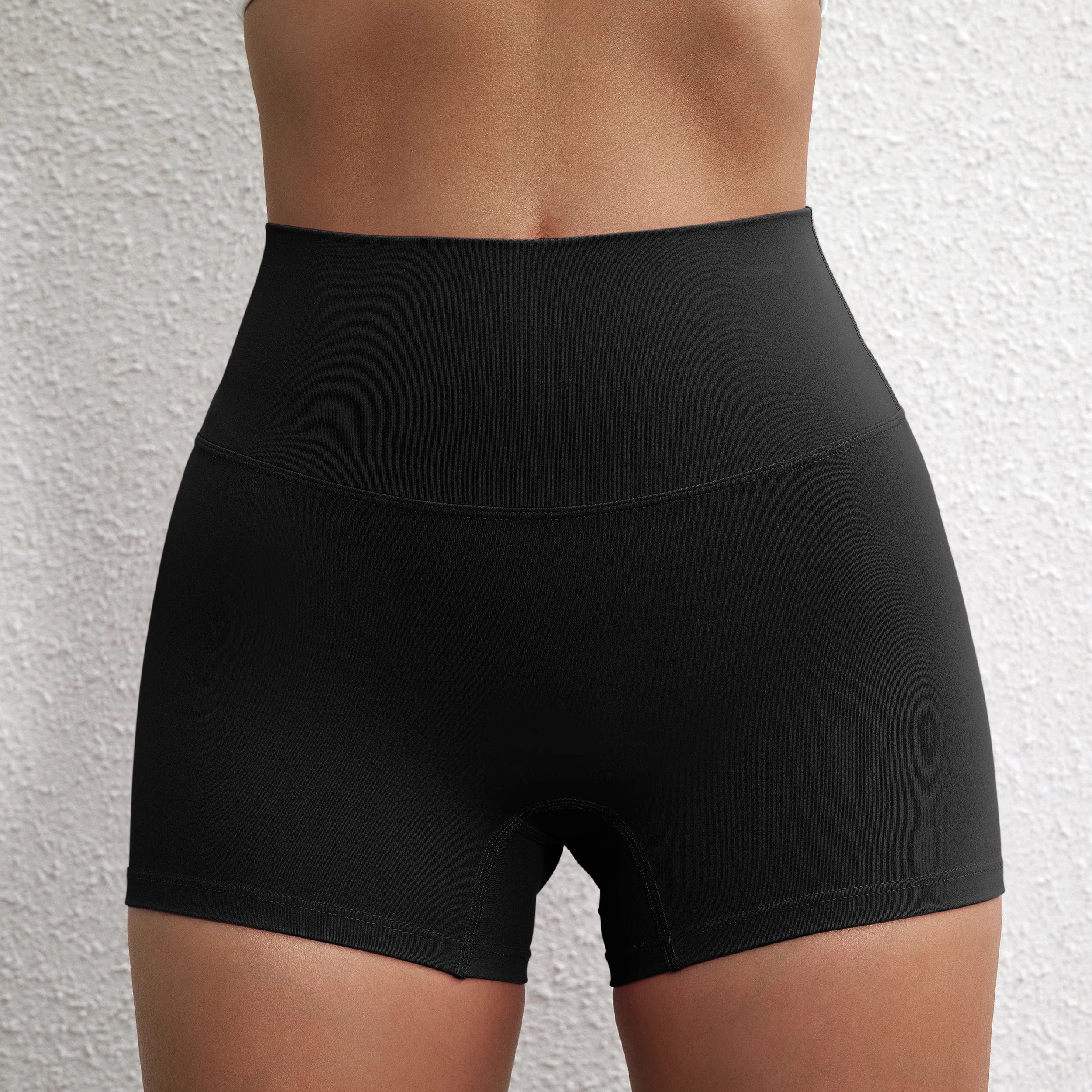 Solid Color Women Gym Sport Short