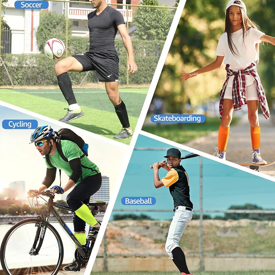 1PCS Football Shin Guard Socks Sleeves