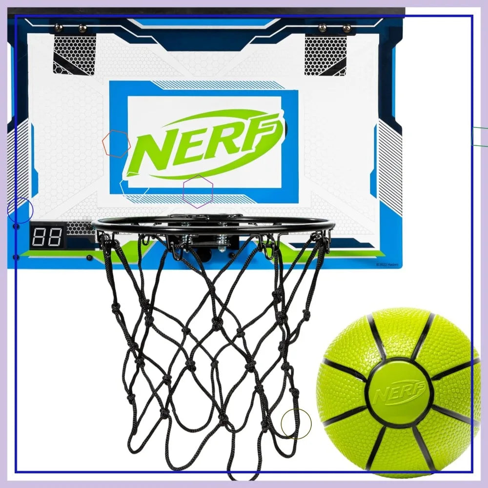 LED Over The Door Mini Basketball Hoop