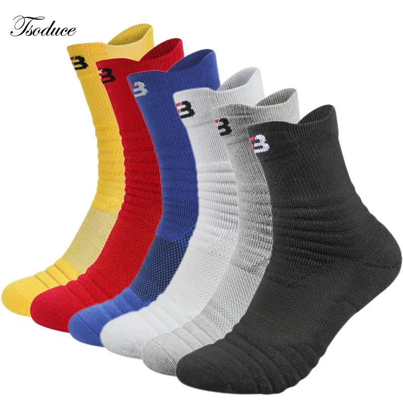 Unisex Sports Socks Shock-absorbing Cushion