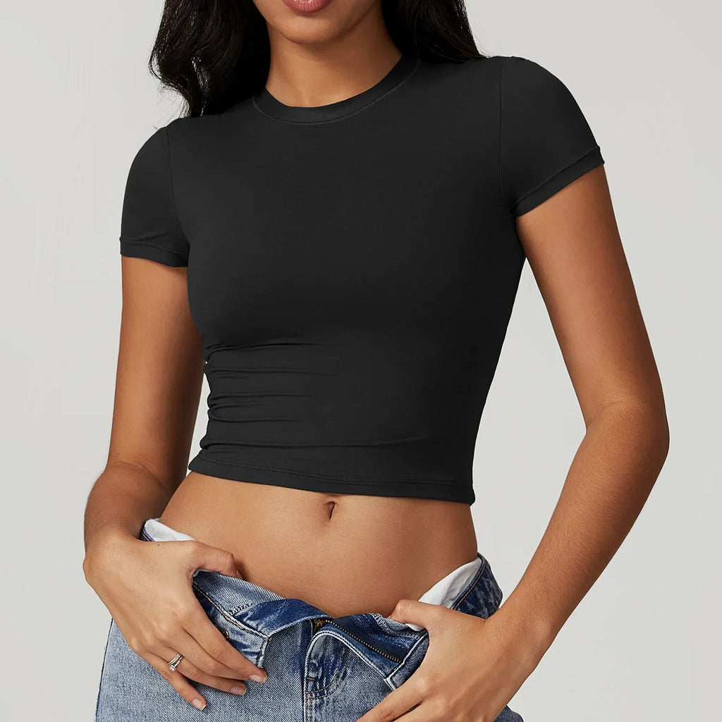 Women's Tight Fitting Sports T-shirt
