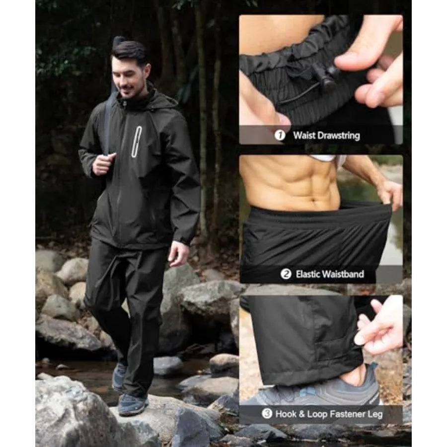 Men's Waterproof Golf Rain Suit