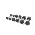 Hex Dumbbells Set with Dumbbell Rack