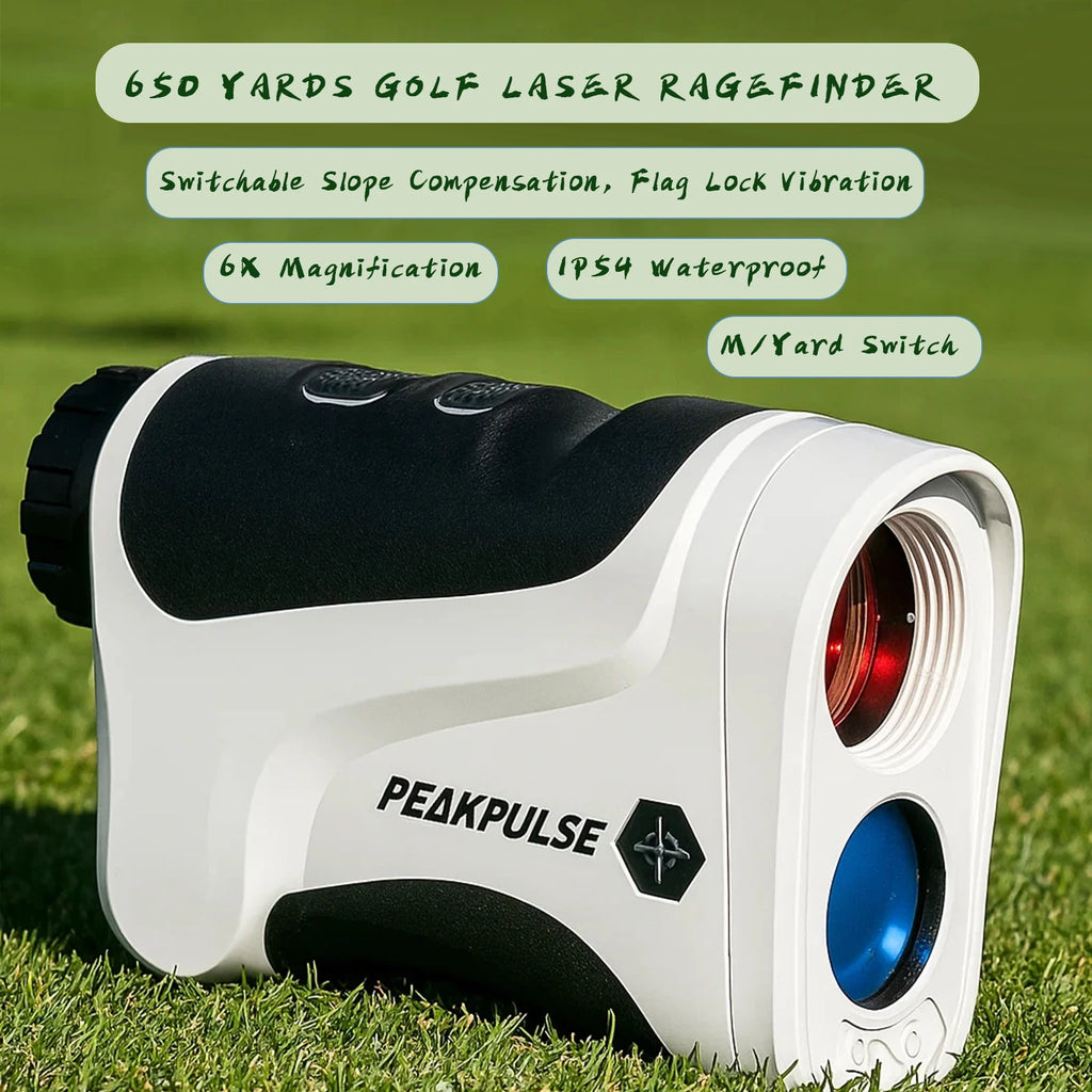 Golf Laser Rangefinder 650Yards 6X Magnification