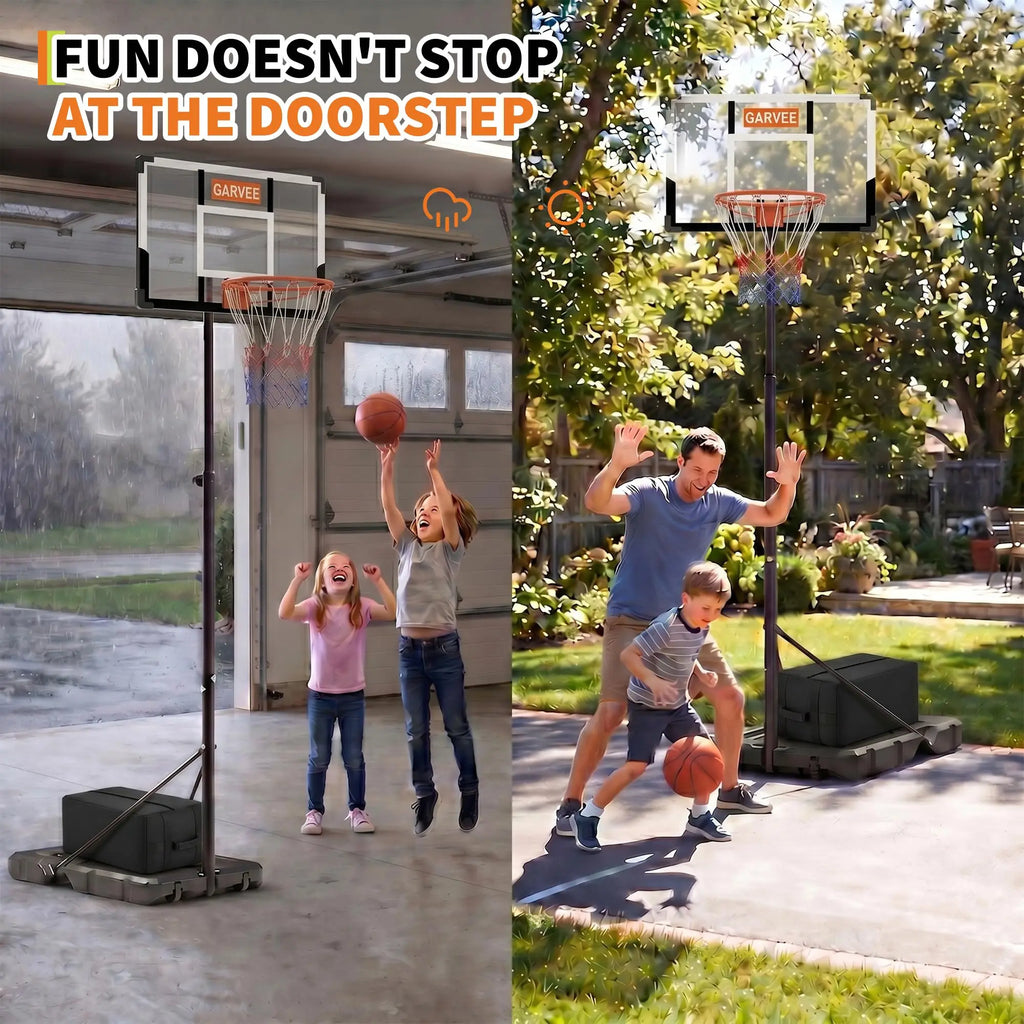 Portable Adjustable Basketball Hoop