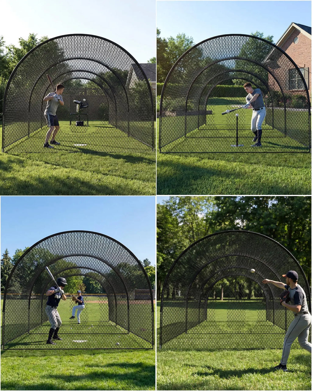33Ft/22Ft Baseball Batting Cage