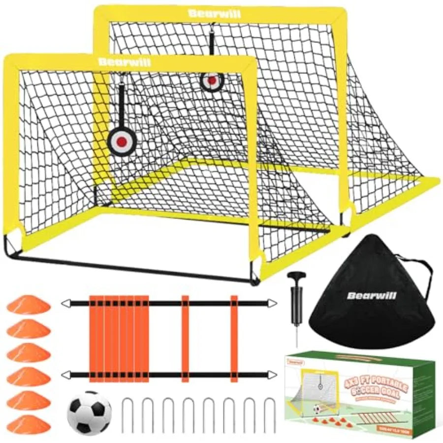 Soccer Goals for Backyard Set of 2