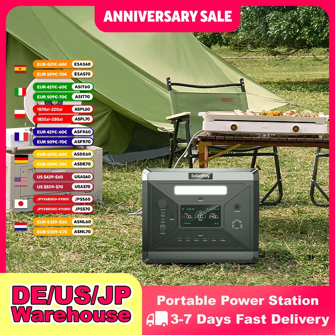 SOLARPLAY Q2501 Portable Power Station