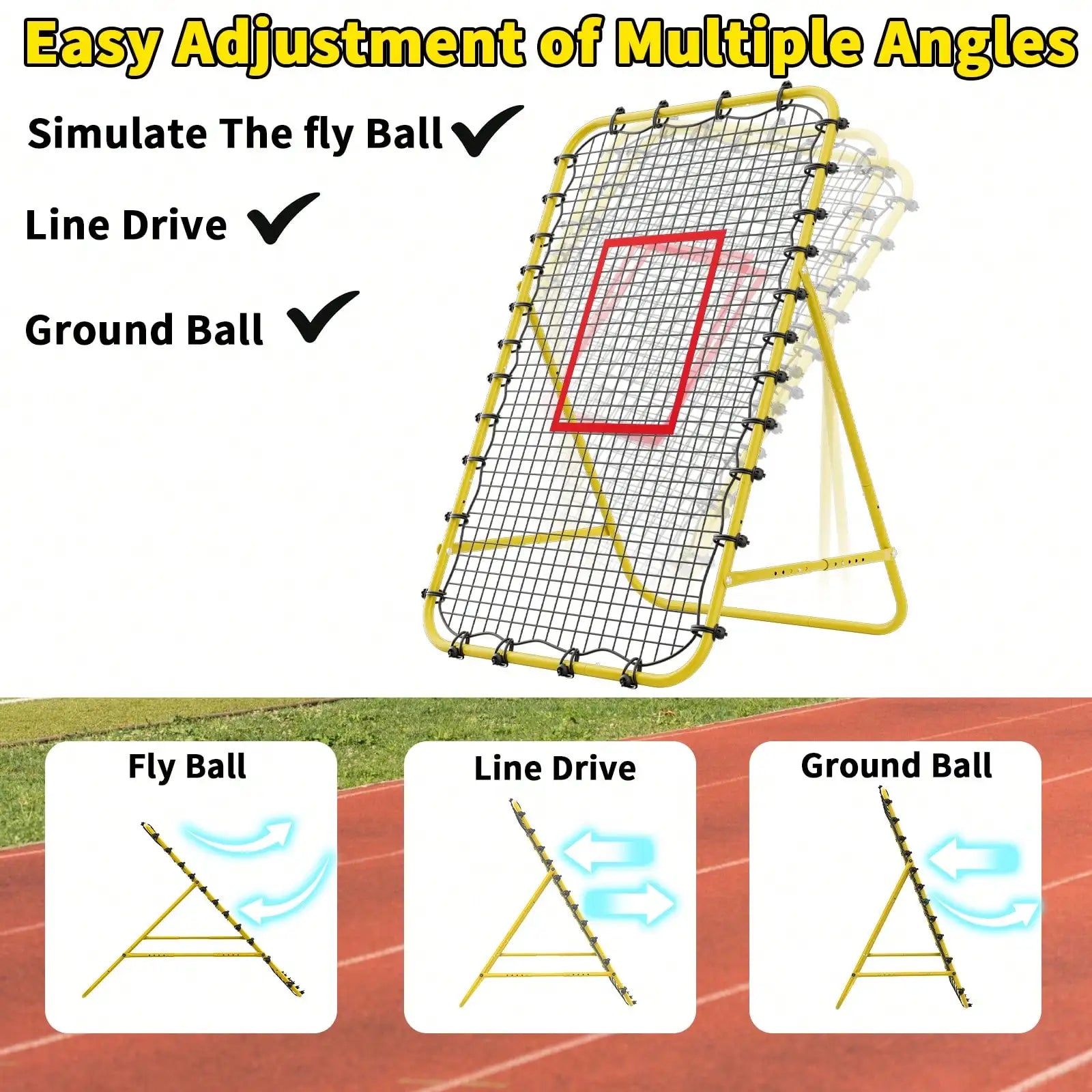 7x4 FT Volleyball Rebounder Net