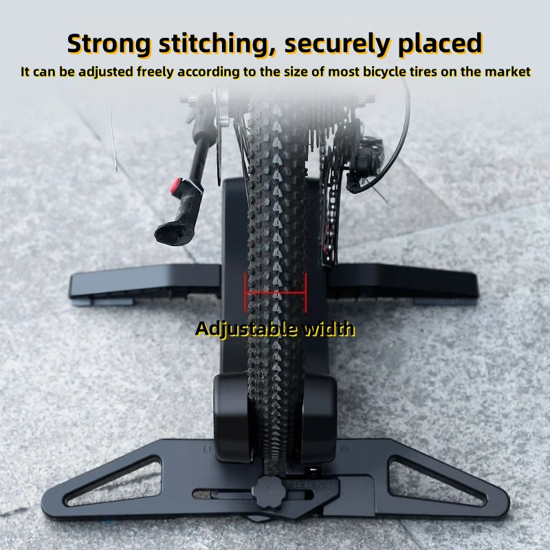 Adjustable bicycle floor bracket