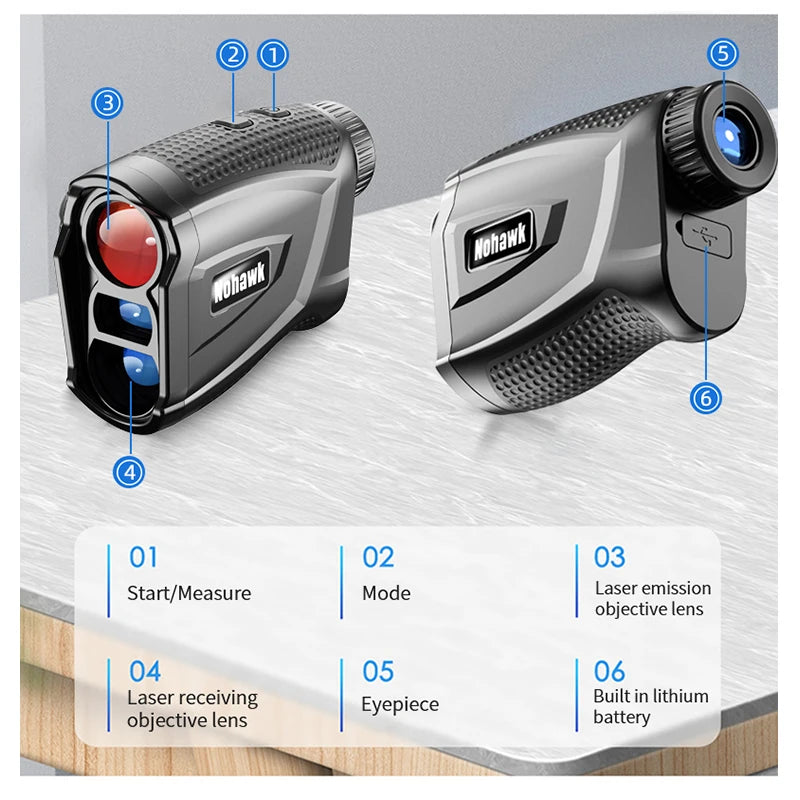 1000yds Golf Rangefinder
