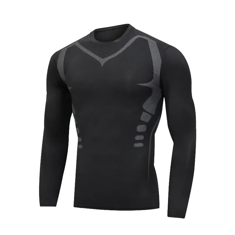 Mens Gym Compression Shirt Rashgard Fitness