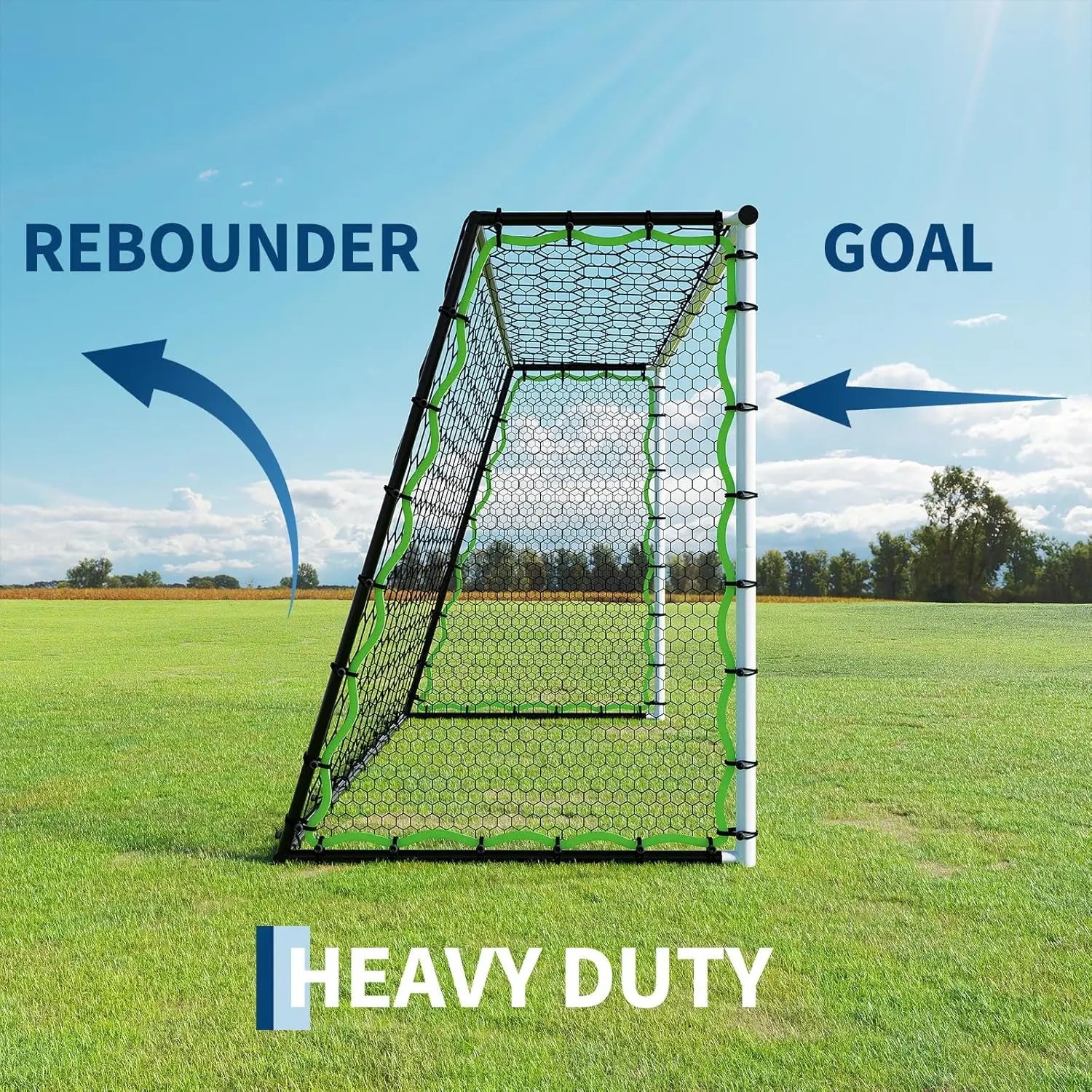 Heavy Duty Portable Soccer Goal for Backyard