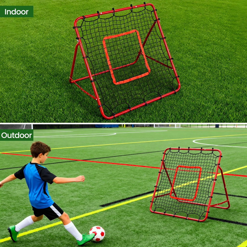 39"x39" Baseball Rebounder Pitch Back Net with 3 Modes of Ball Return