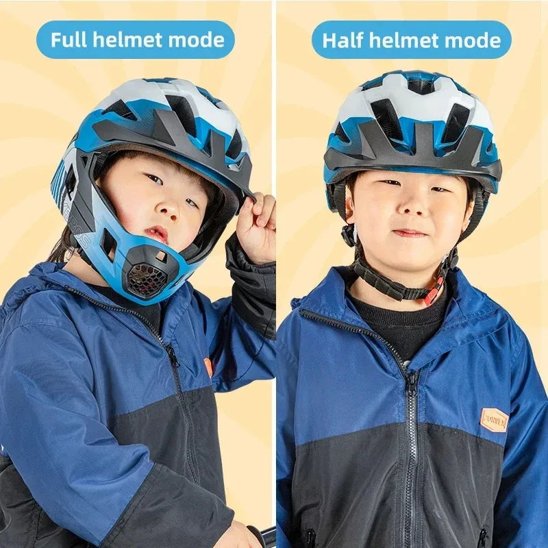 Children Full Face Cycling Helmet