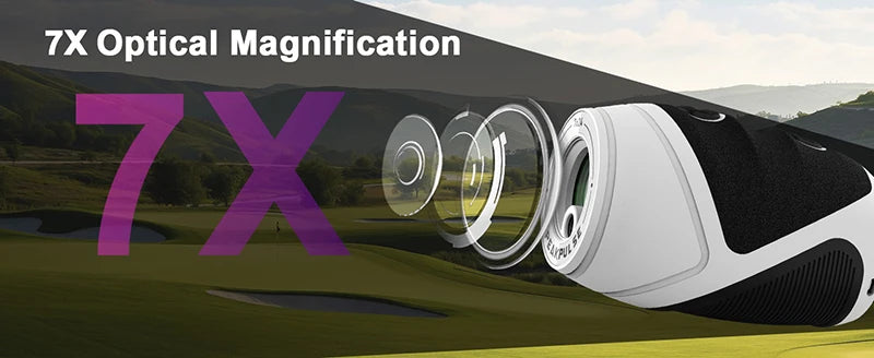 1200 Yards Laser Range Finder with Slope 7X