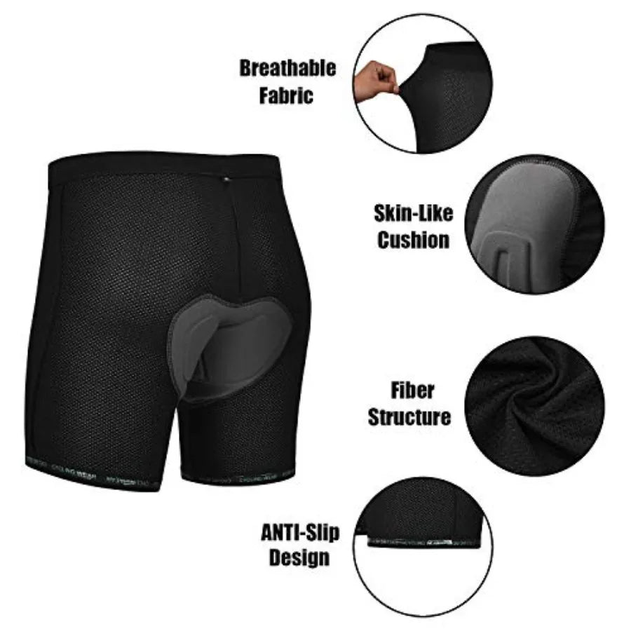 Padded Cycling Shorts Men's Cycling Underwear