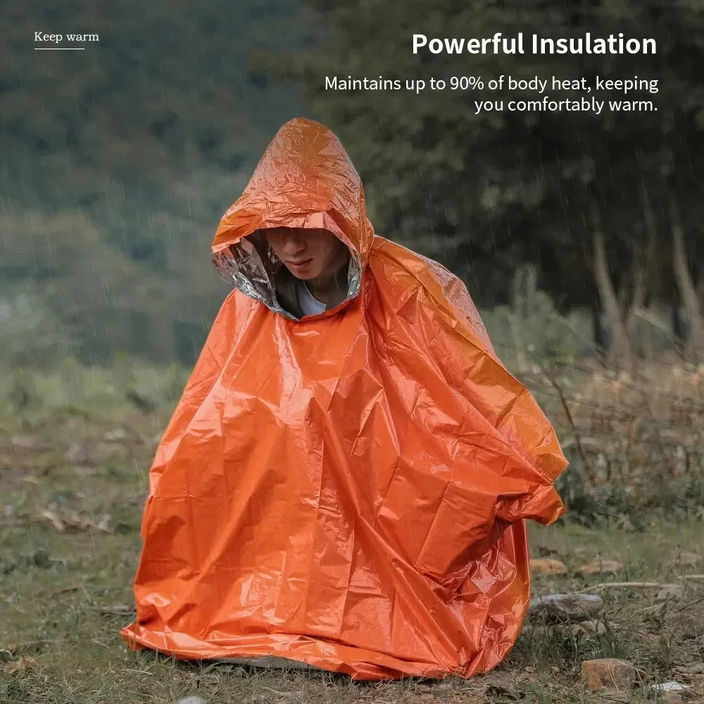 Emergency Raincoat Poncho