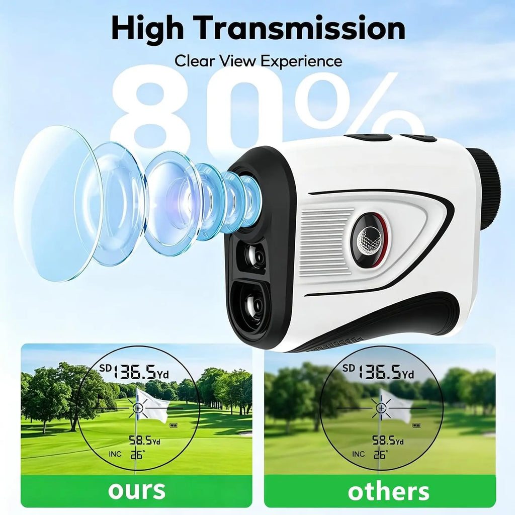 Golf Rangefinder 7X 905nm 1200 Yard Multifunctional