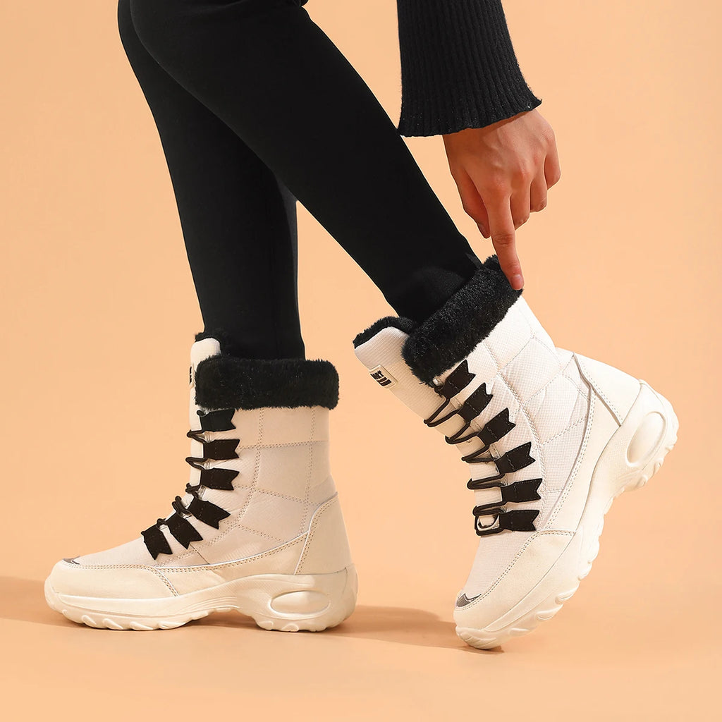 Ladies Thigh High Hiking Boots