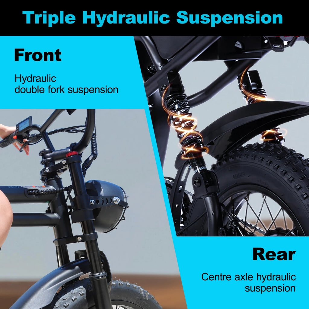 Mountain Electric Bike 16" Fat Tire