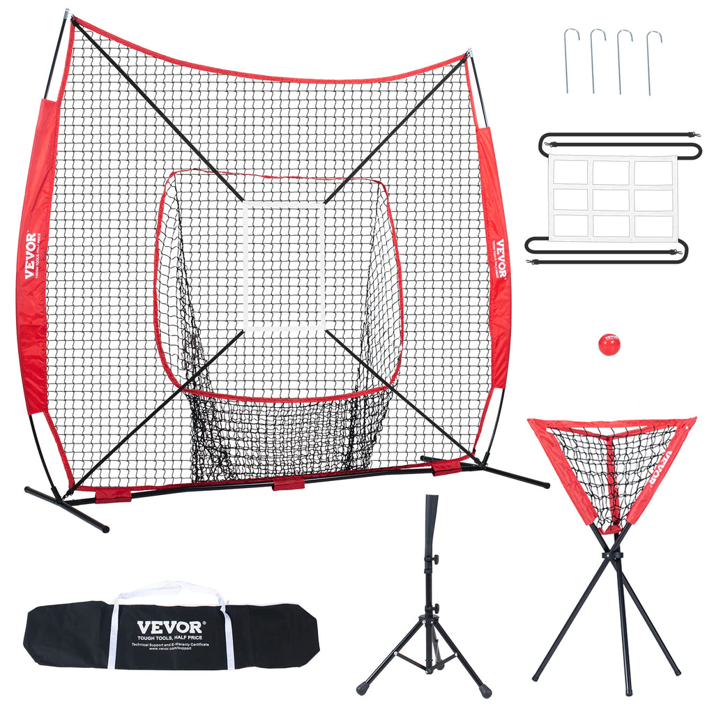 7ft x 7ft Portable Baseball  Training Net