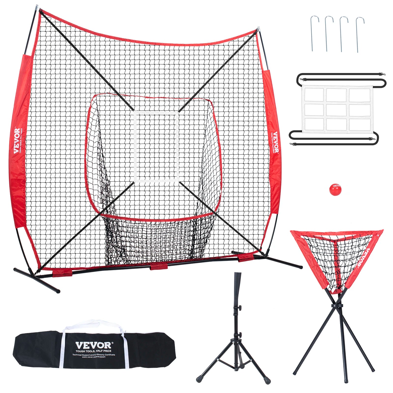 7ft x 7ft Portable Baseball  Training Net