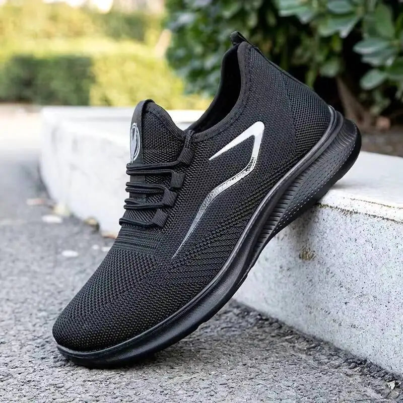 Breathable Lightweight Men's Knit Sneakers