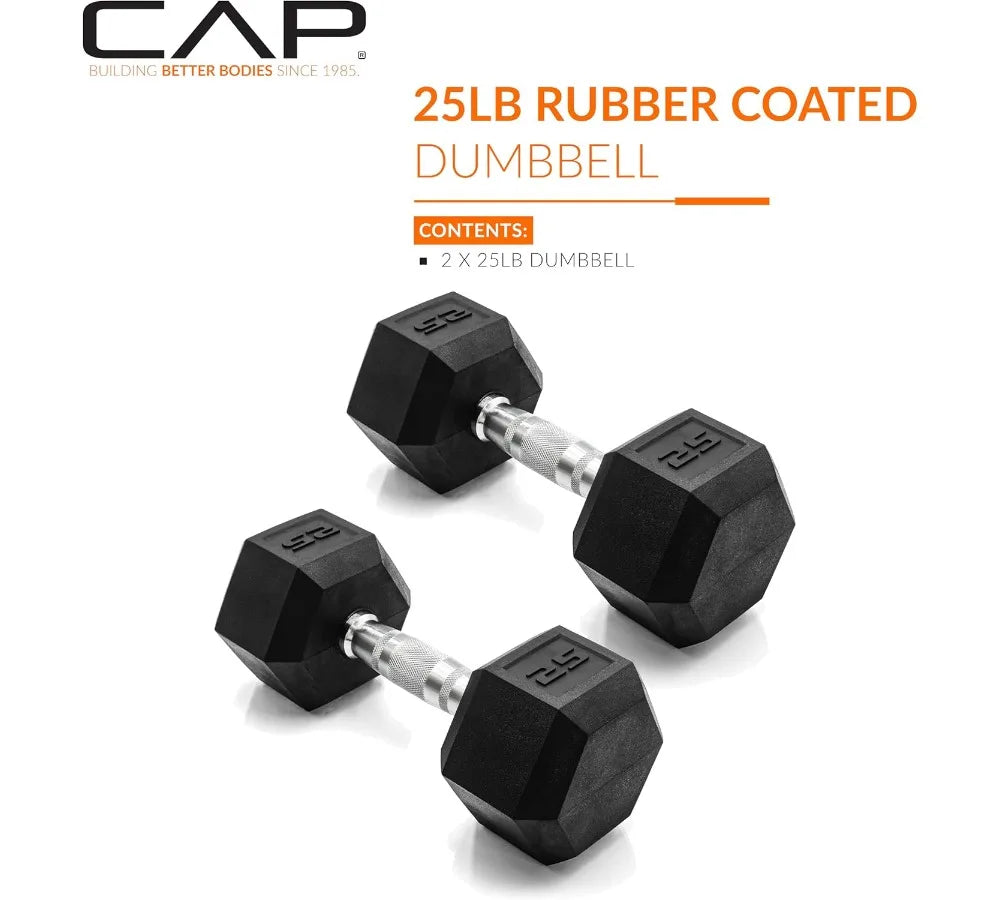 Coated Dumbbell Weight Set
