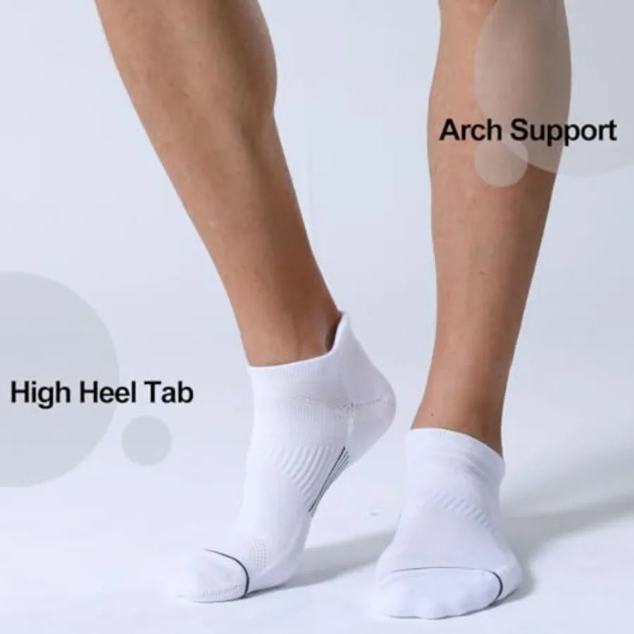 6 Pack Men's Ankle Socks Low Cut