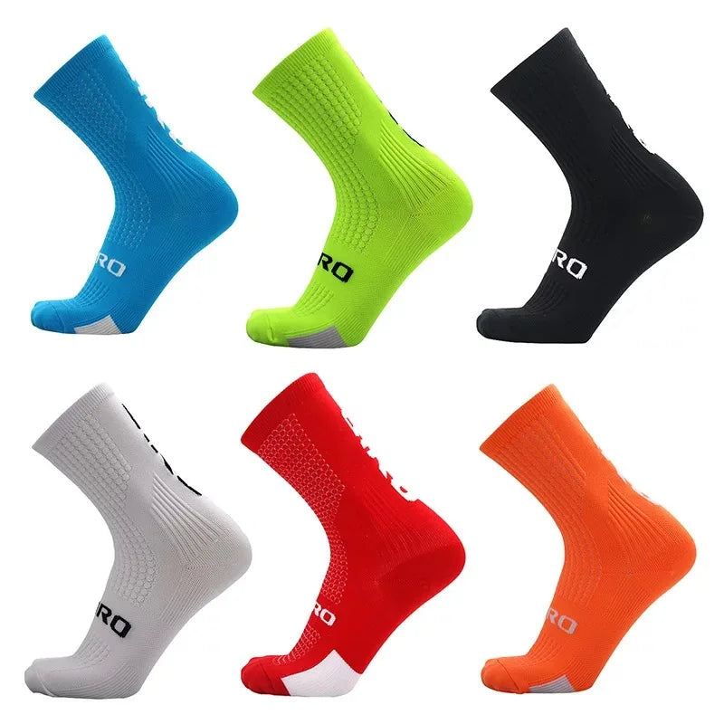 Basketball Cycling Socks  High-Cut Cotton