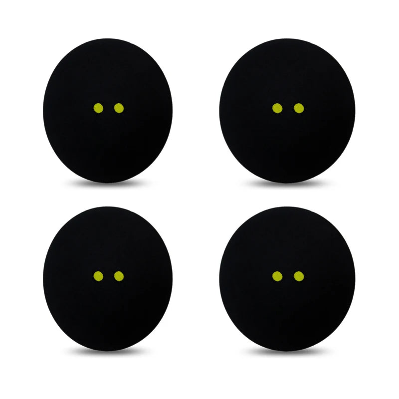 2/4 Pcs Rubber Squash Ball
