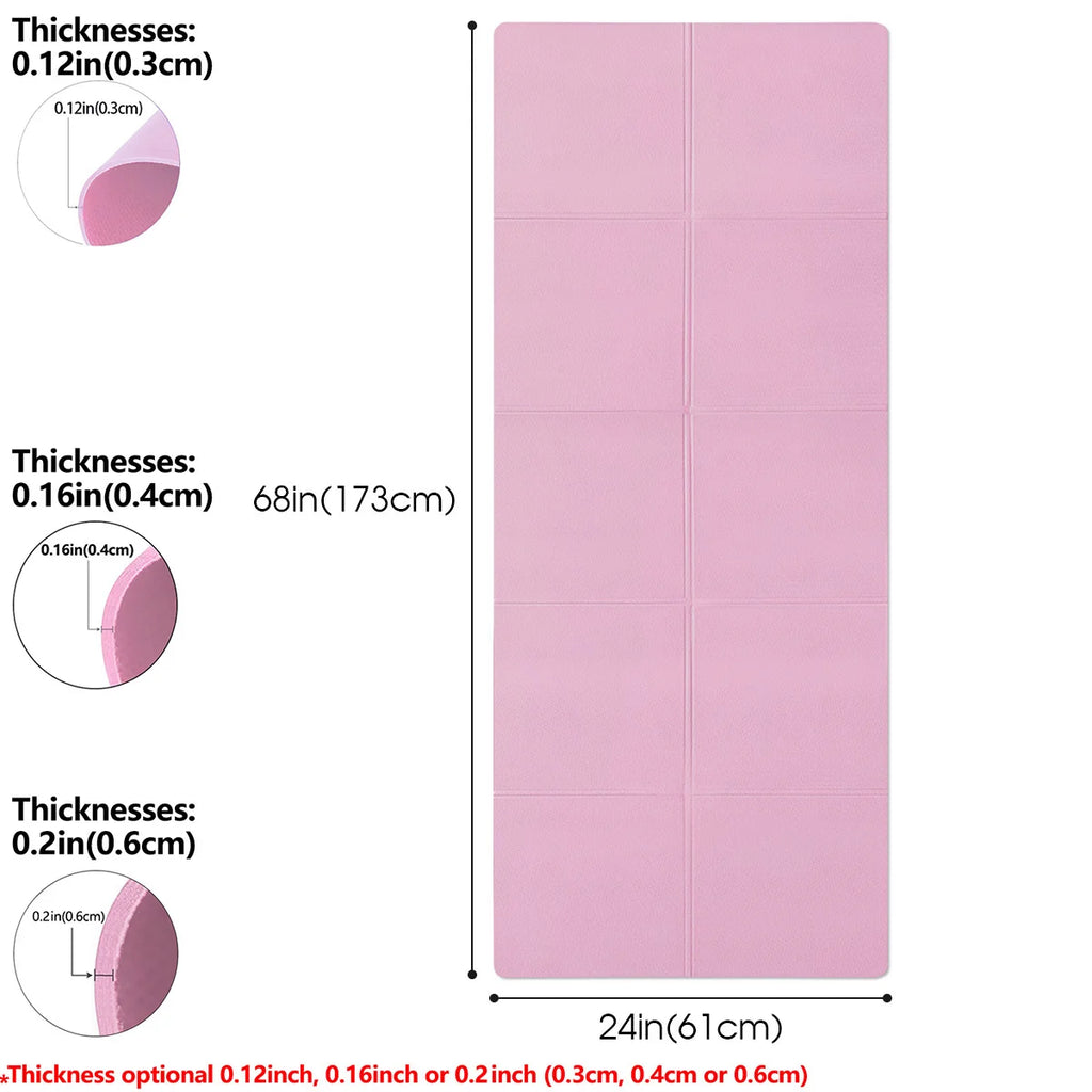 Yoga  Pilates Fitness Mat 3/4/6mm