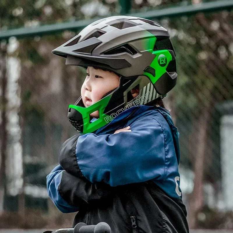 Children Full Face Cycling Helmet