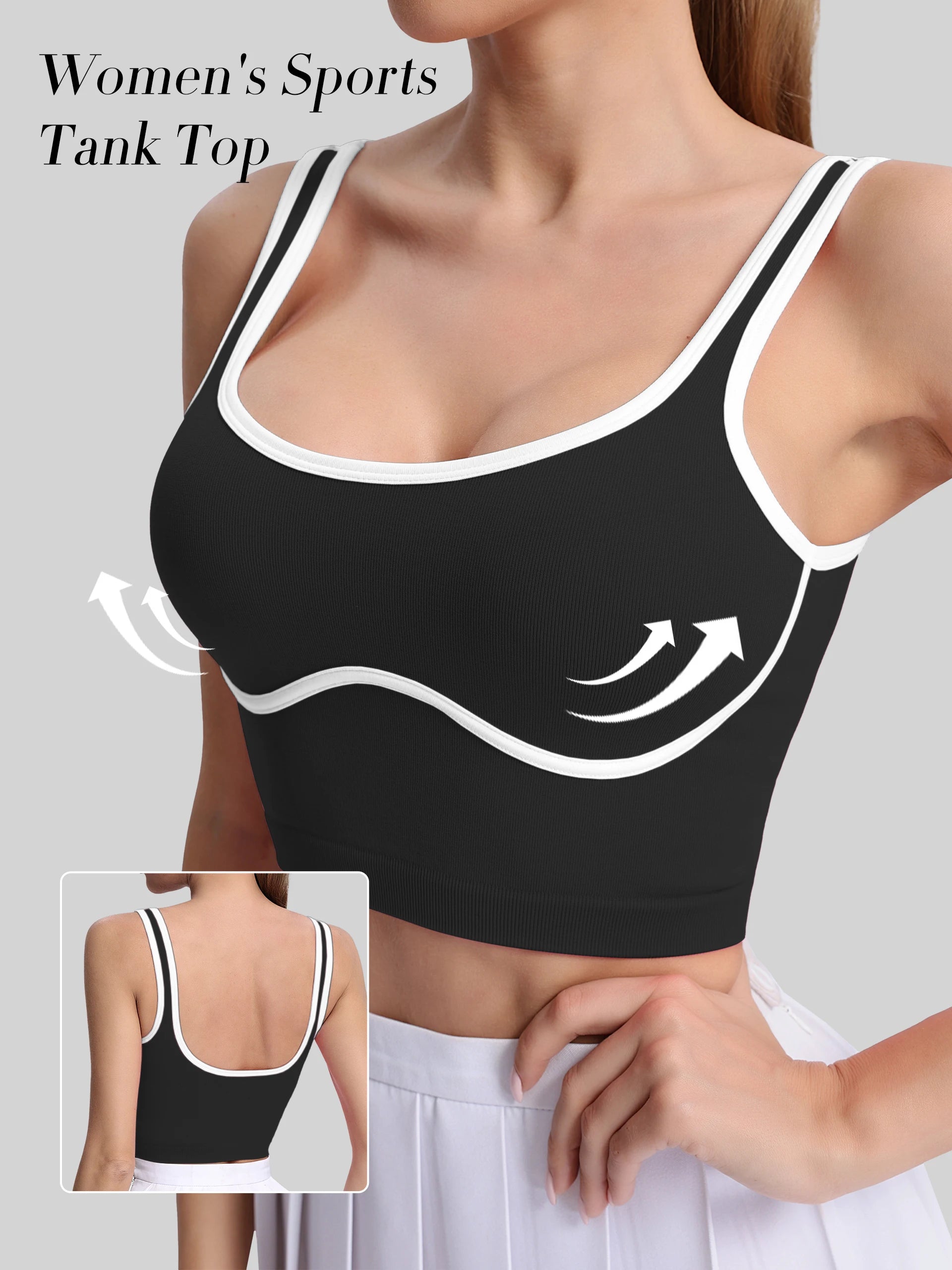 Women's U-Neck  sports vest