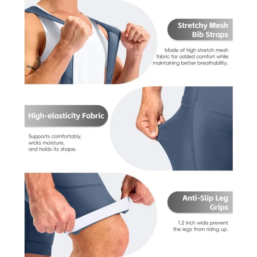 Men's Cycling Bibs 4D Padded Bike Shorts