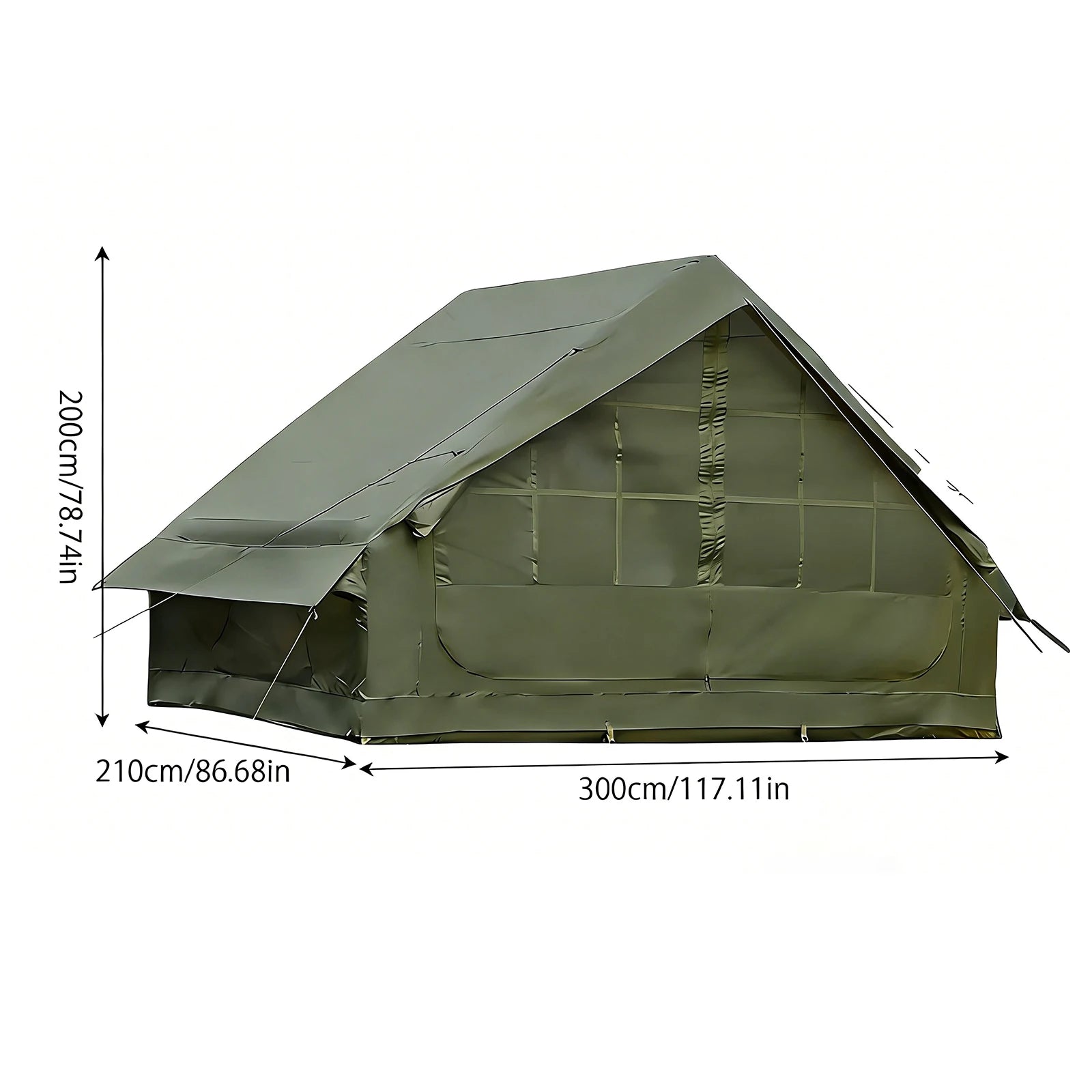 Large Inflatable Camping Tent with Skylight