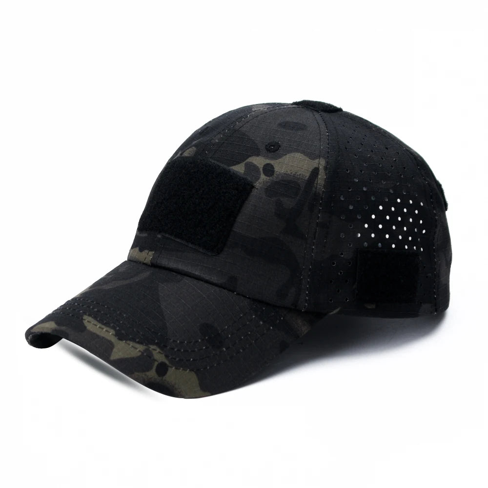 Men Camouflage Hunting Cap Breathable Sunscreen