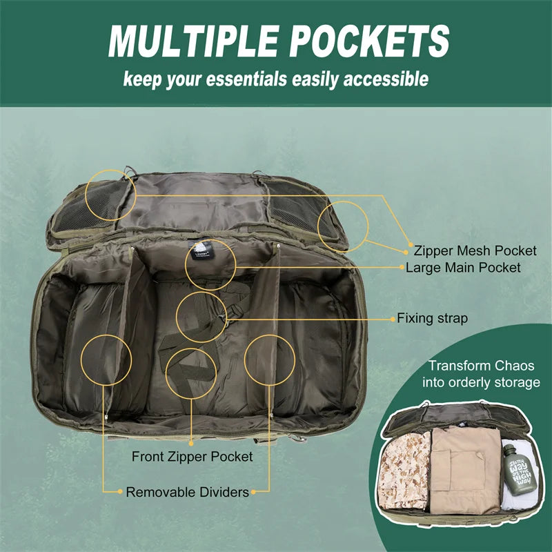 30L 45L 80L Outdoor Mountaineering Bag