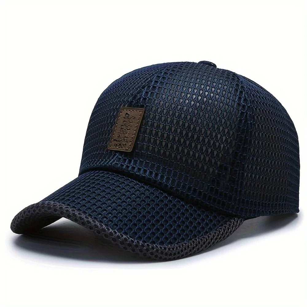 Fashionable and Breathable Baseball Cap for Couples, Quick-Drying Mesh Outdoor Sports Golf Sun Hat