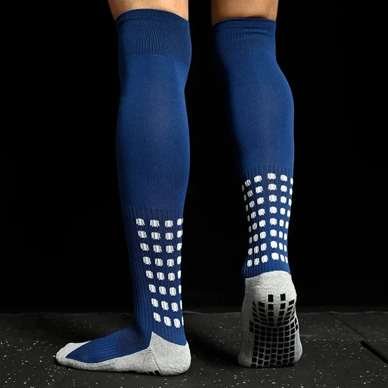 Long Football Socks Silicone Suction Cup Grip